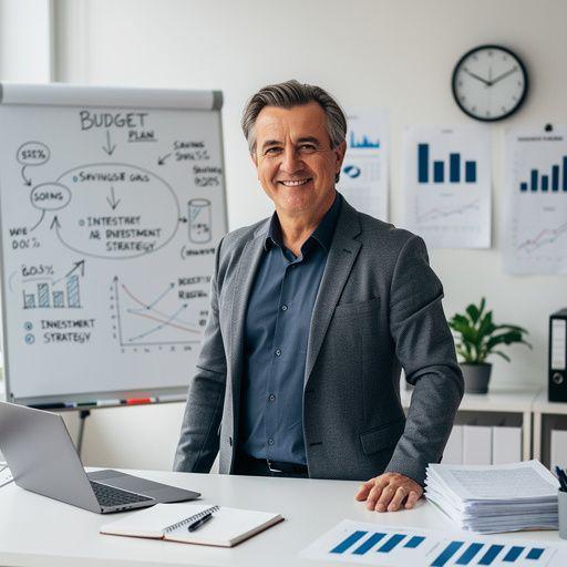 Grafikon, amely a havi költségvetés tervezését és nyomon követését illusztrálja.